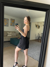 Load image into Gallery viewer, Black Tube Top Romper
